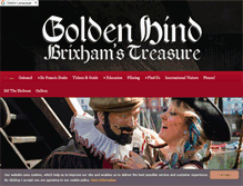 Tablet Screenshot of goldenhind.co.uk